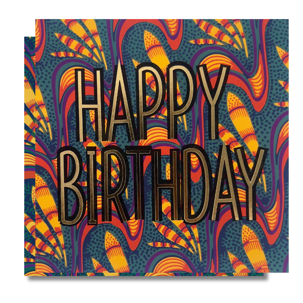 Happy Birthday Vibe Greetings Card
