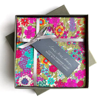 Bandana Scarf in Lime Ciara Liberty Fabric