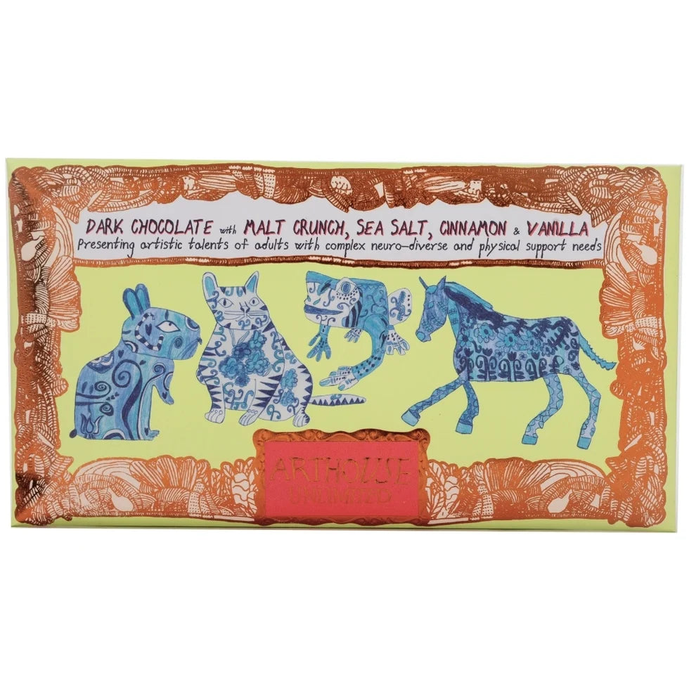 Magnificent & Mighty, Dark Chocolate with Malt Crunch