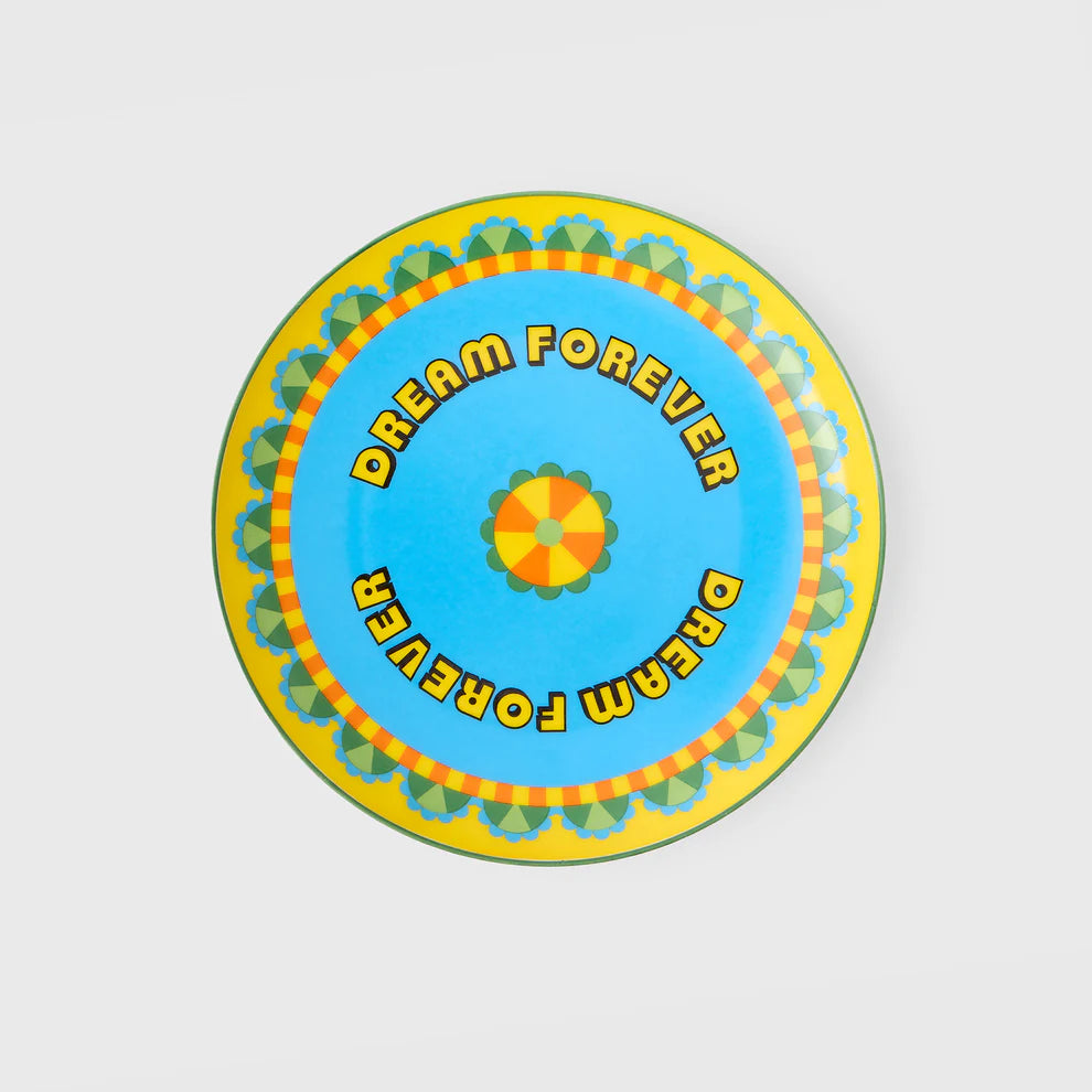 O Dara Lati Dara Dream Forever Side Plate by Yinka Ilori