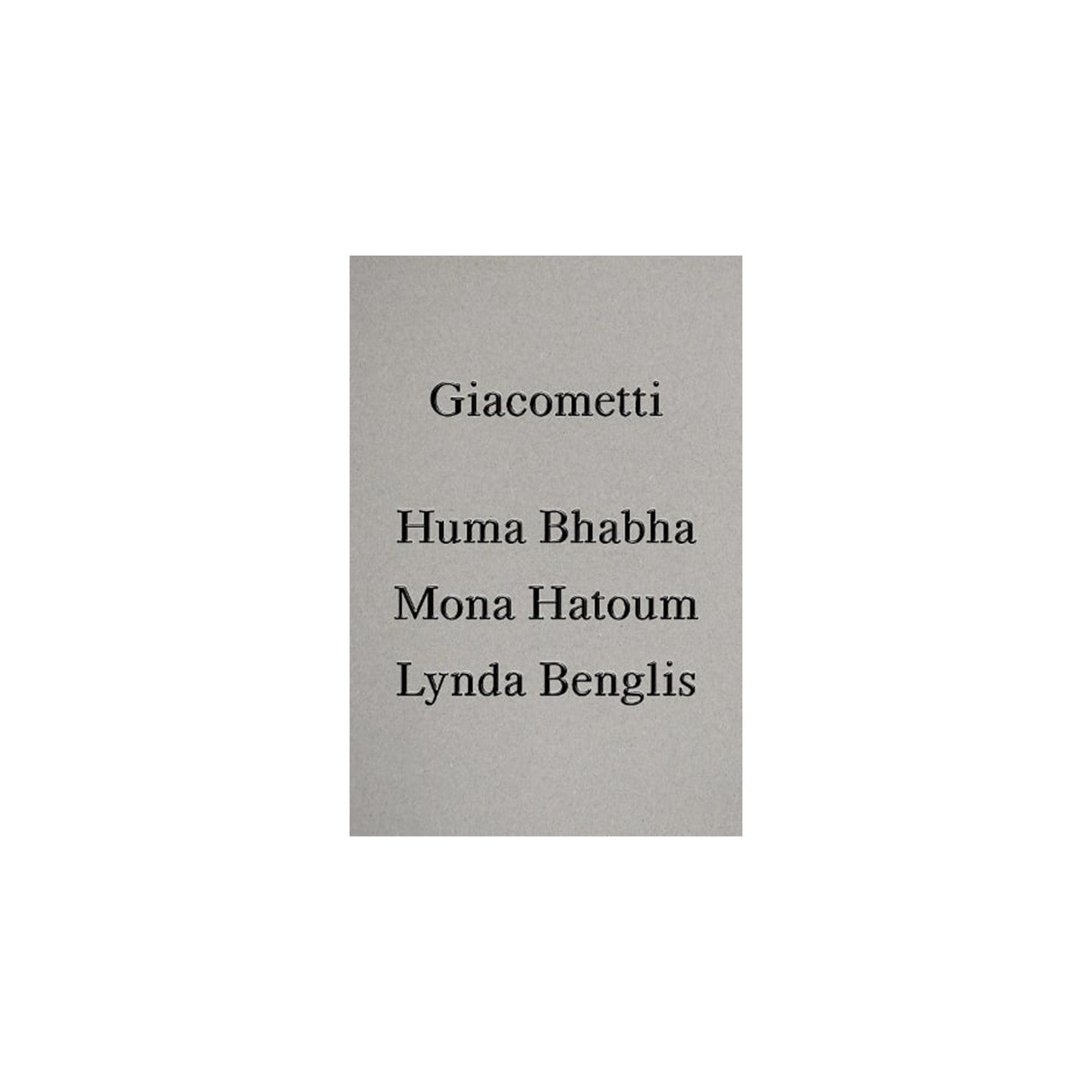 Encounters: Giacometti