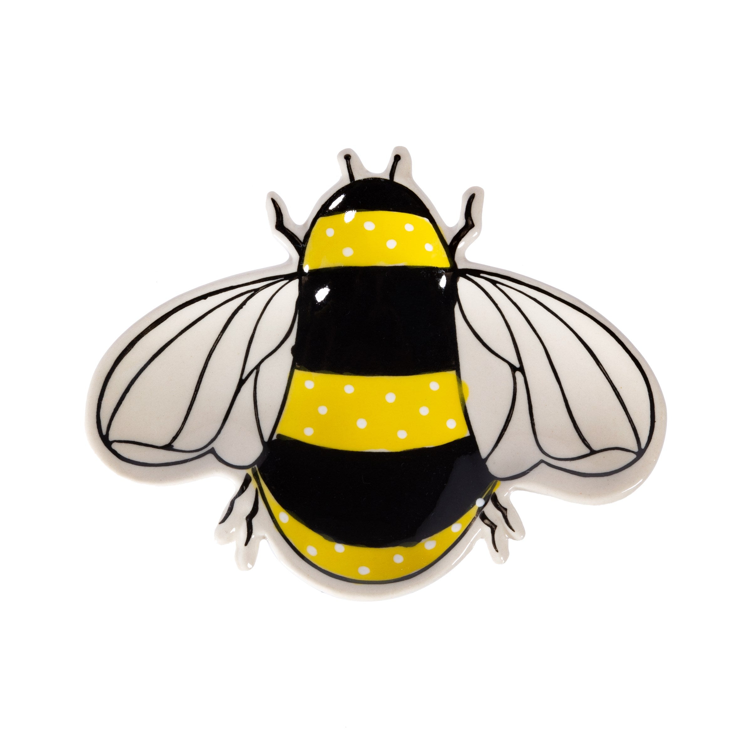 Busy Bee Ceramic Trinket Dish