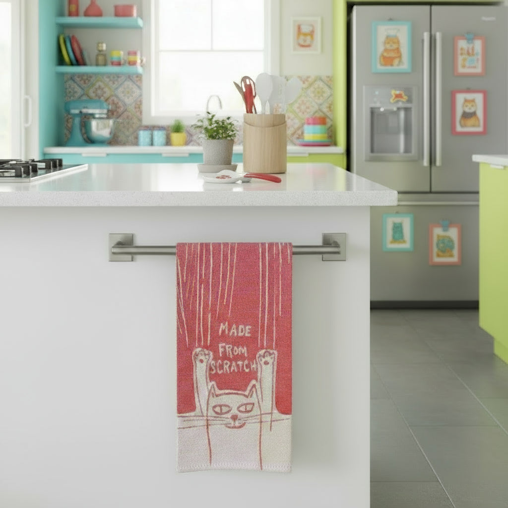 Made From Scratch Woven Tea Towel