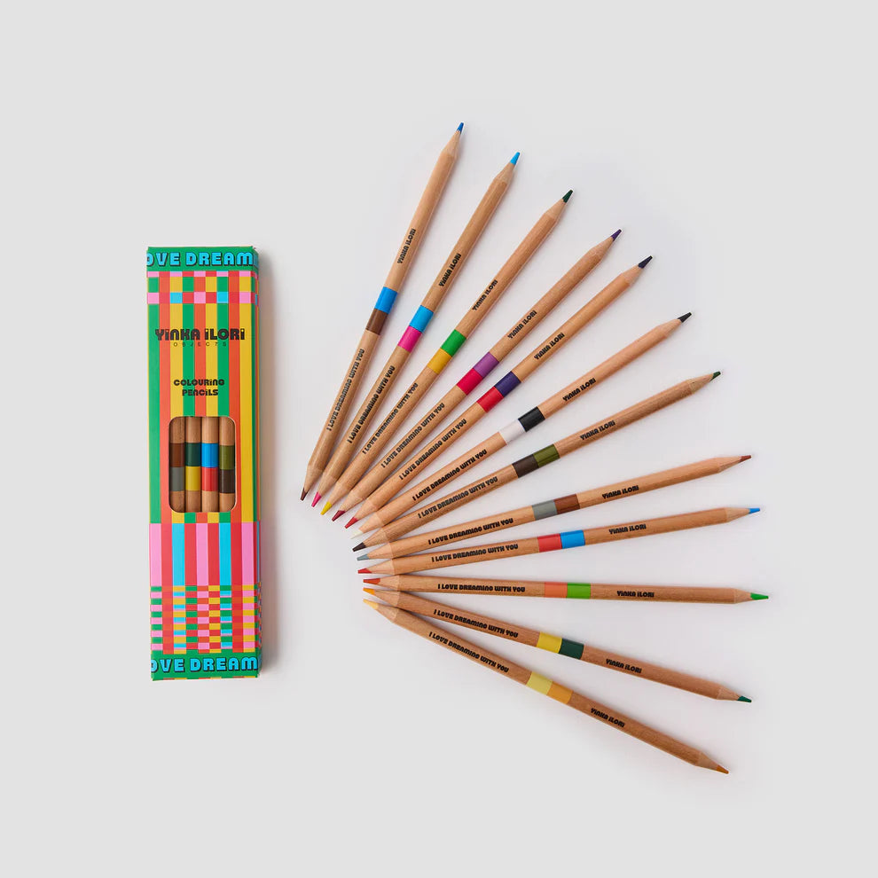 Kaleidoscopic Blooms Duo Colouring Pencils by Yinka Ilori