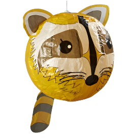 Paper Balloon Raccoon
