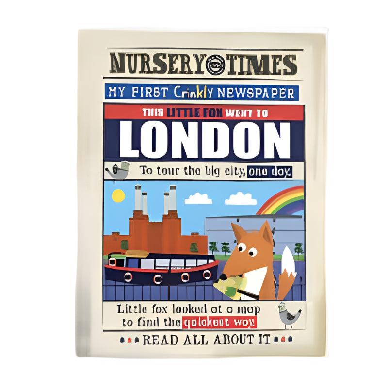 Crinkly Newspaper: Little Fox in London