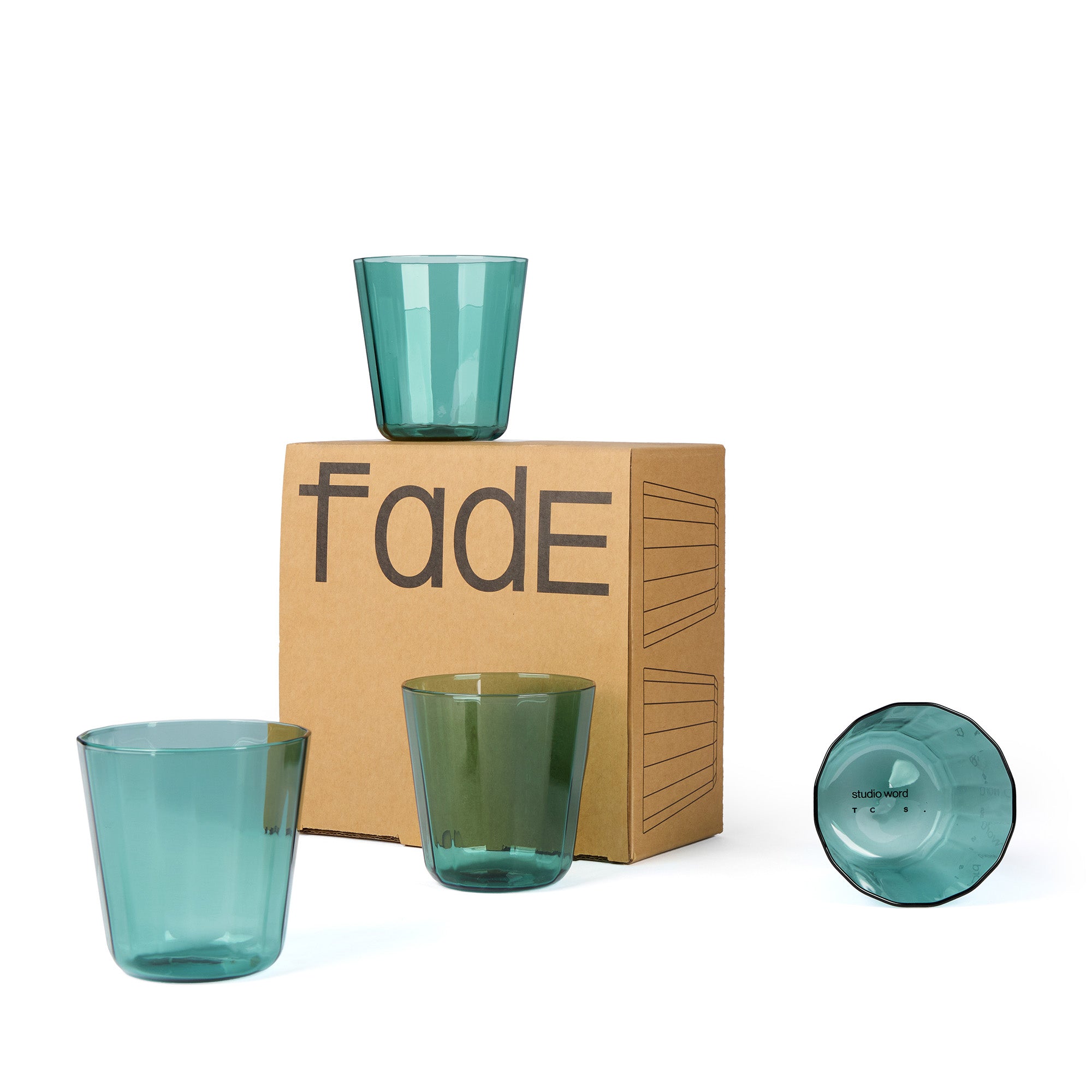 Fade Petrol Tumbler - Set of 4
