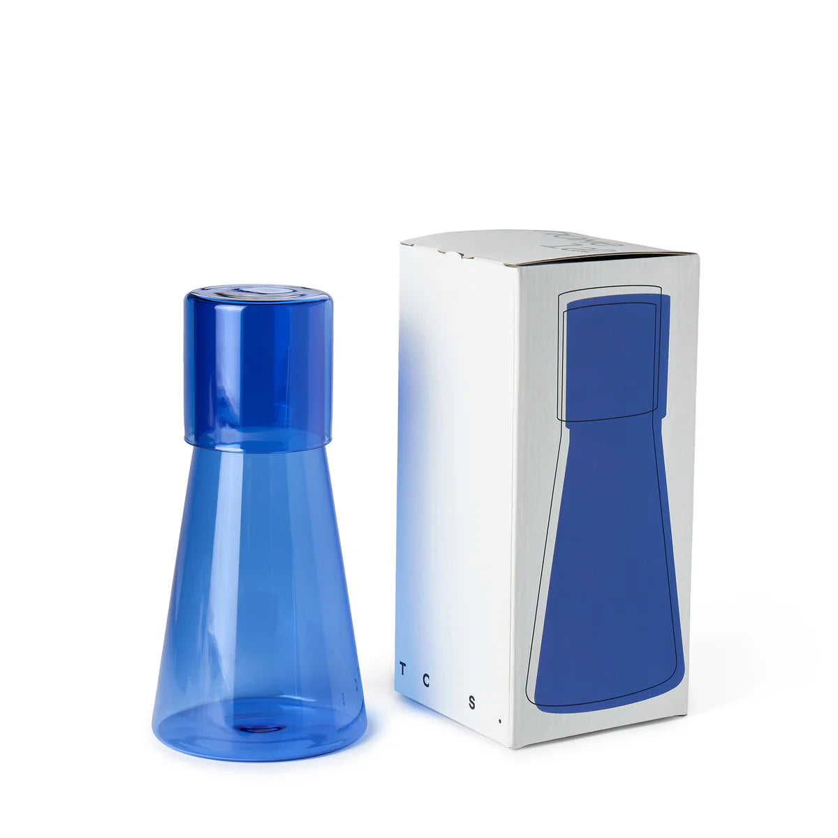 Carafe & Glass (H22.5) Blue