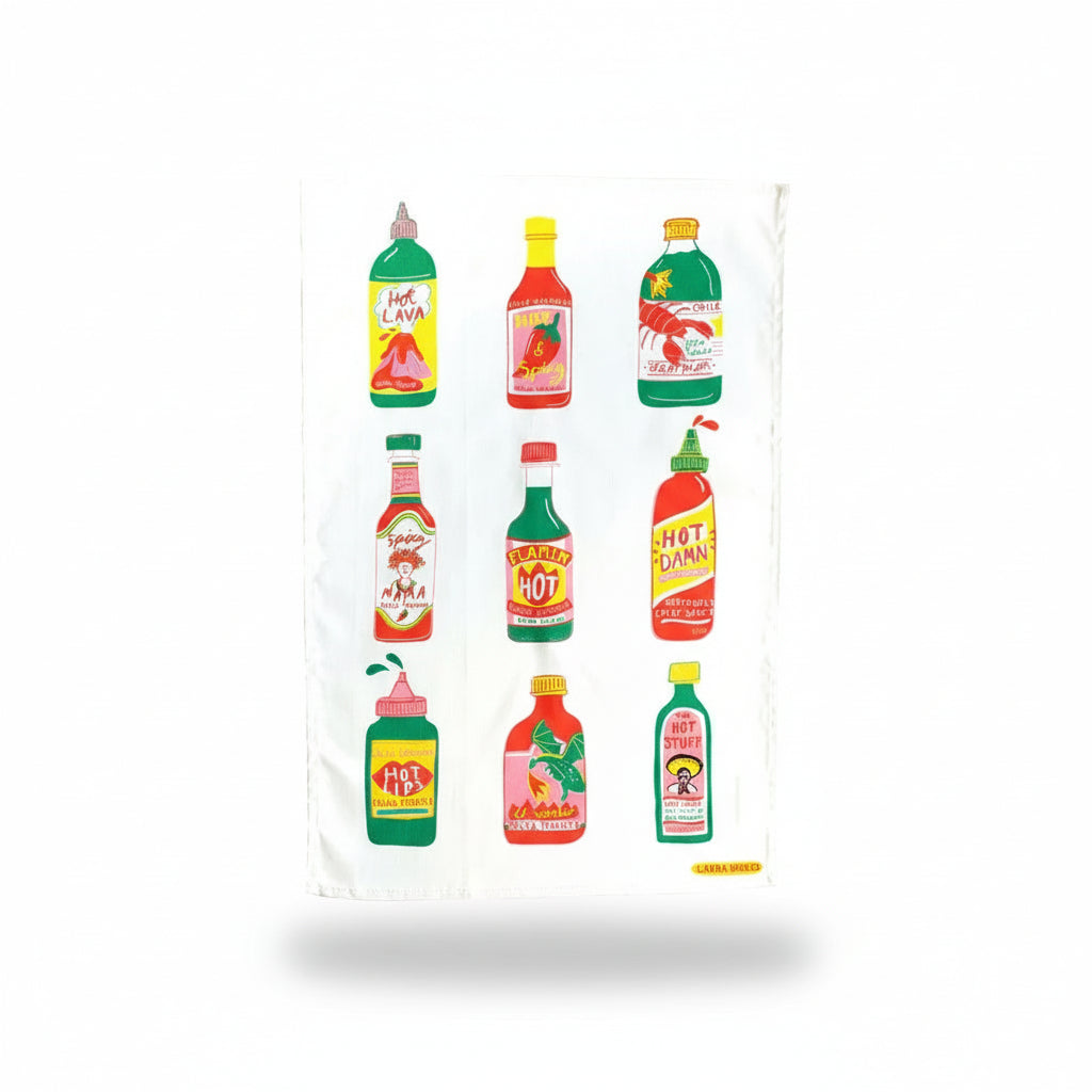Hot Sauce Tea Towel