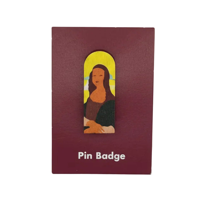 I Was Born in Florence (1974) Wooden Pin Badge