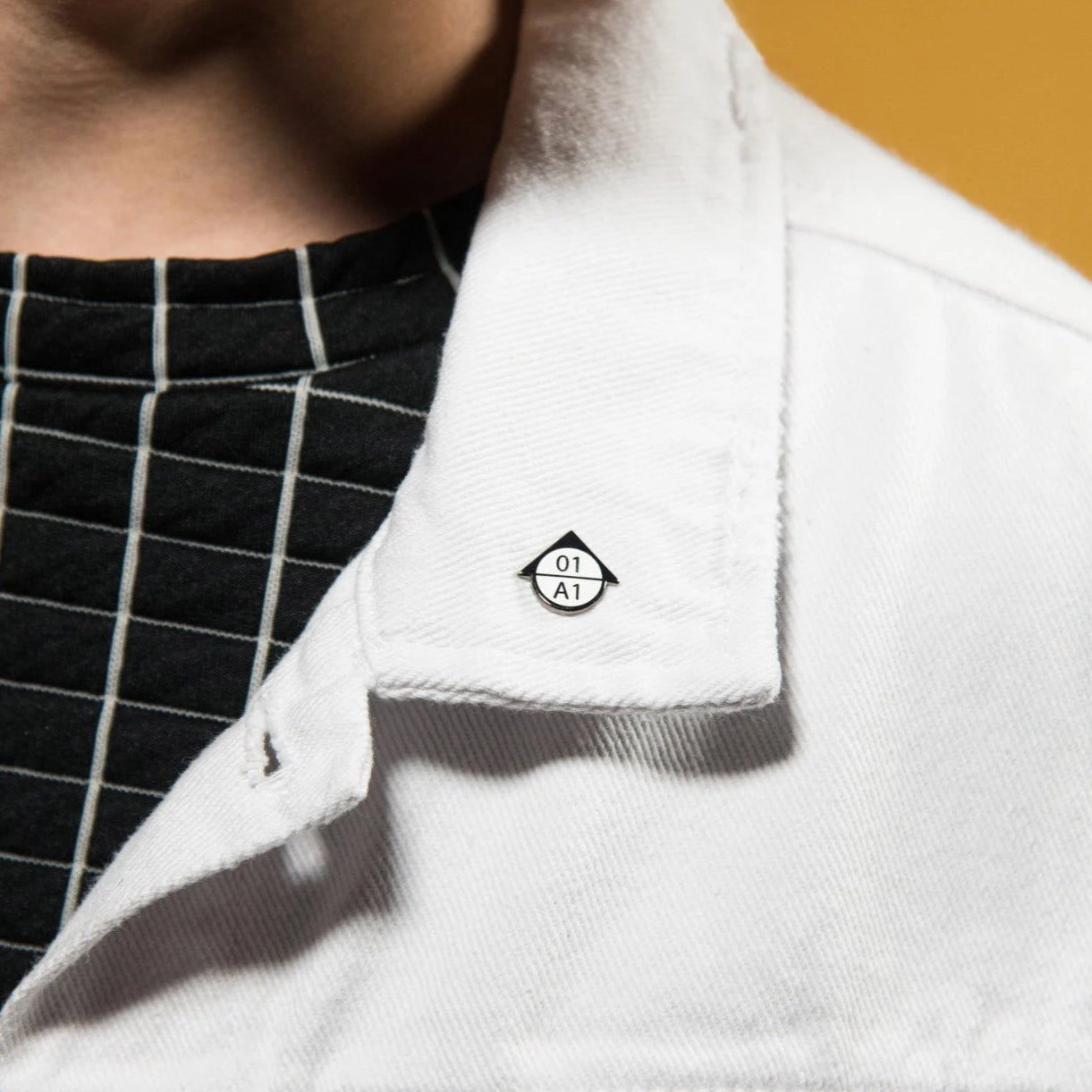 The Section Line CAD Symbol Enamel Pin