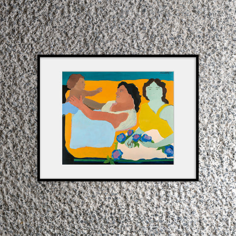 Beatriz González The Garden of the Hesperides Mounted Print (11 x 14")