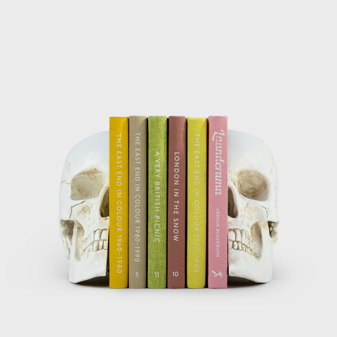 Skull Bookends