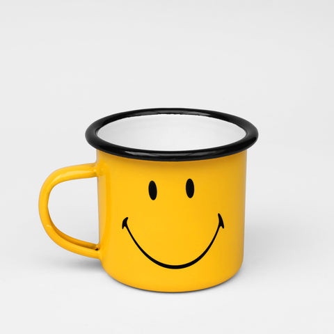 Smiley Enamel Mug