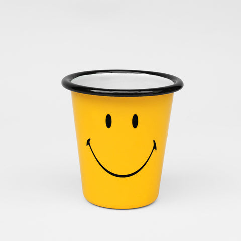 Smiley Enamel Beaker