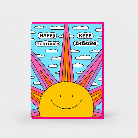 Keep Shining Sun Bailey Crouch Card