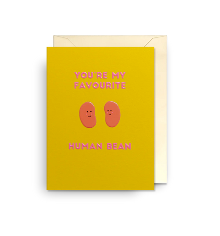 Favourite Human Bean Mini Card