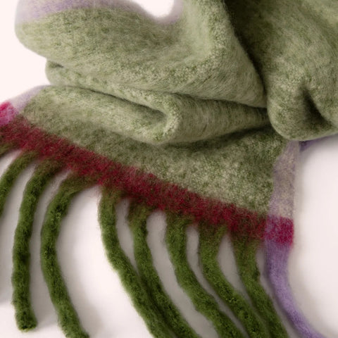 Aria Scarf Sage and Lavender