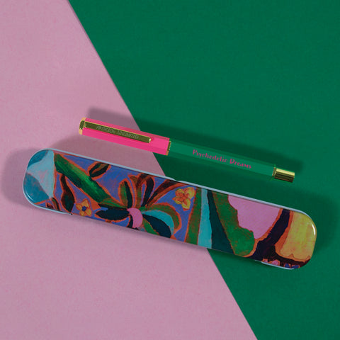 Psychedelic Dreams Ballpoint Pen in Tin Case
