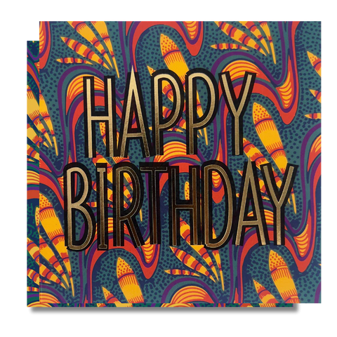 Happy Birthday Vibe Greetings Card