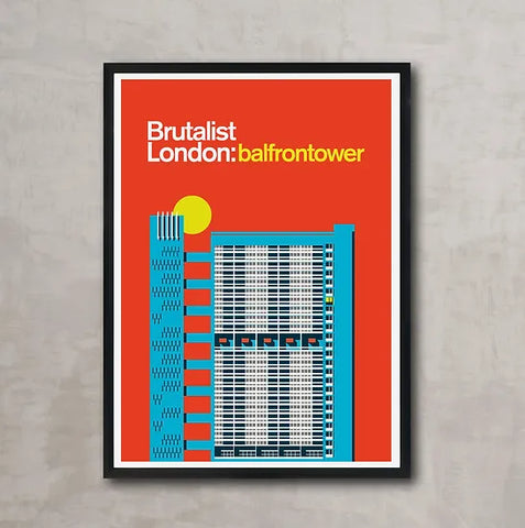 Eye for London A4 Balfron Tower Print