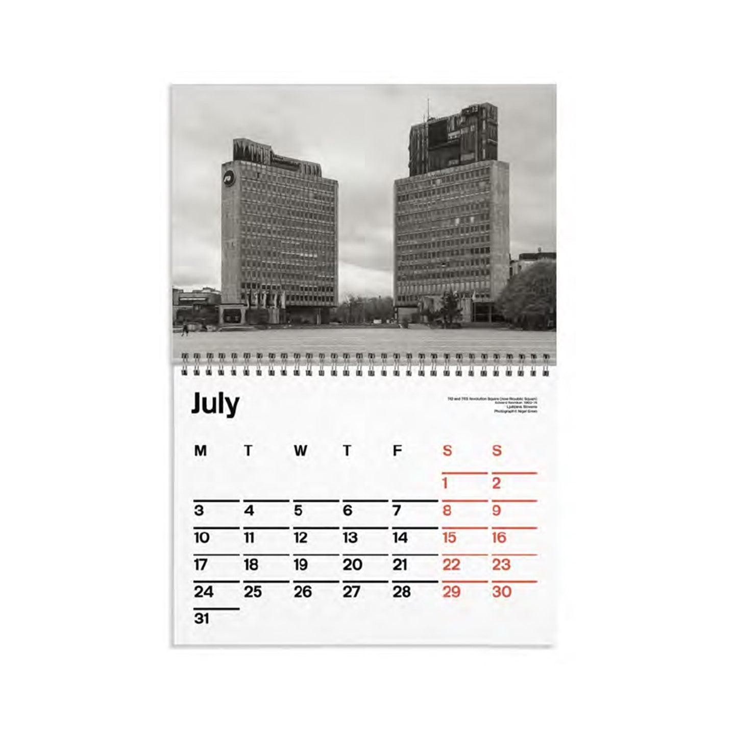 Brutalist Calendar 2024 cms.my.na