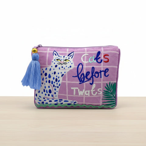 Catnip Cats Before Twats Purse