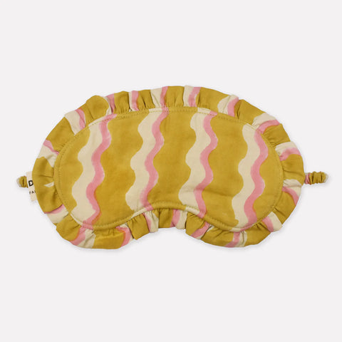 Wiggle Honey Yellow Cotton Frill Eye Mask