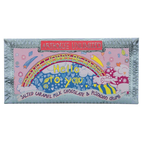 Joy Sized Be Happy Salted Caramel Milk Chocolate Bar