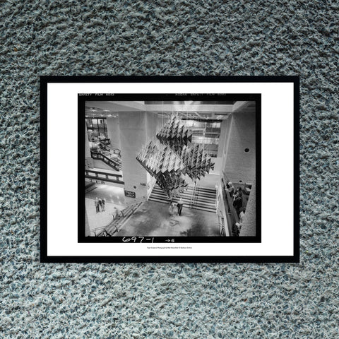 A3 Art Print Foyer Sculpture Photograph by Peter Bloomfield