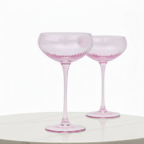 Lilac Lou Coupe Glass (Set of 2)