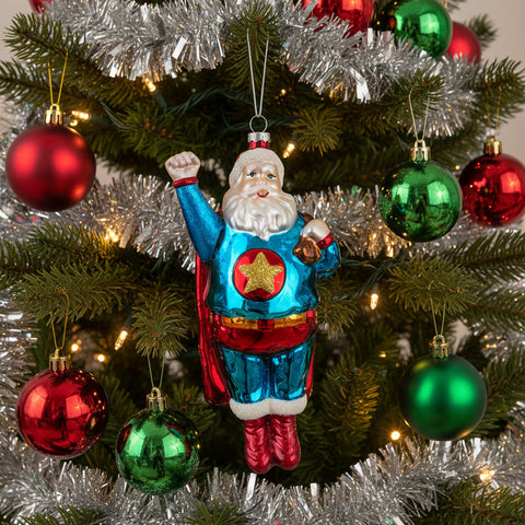 Super Hero Santa Decoration