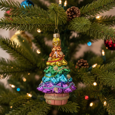 Rainbow Christmas Tree Decoration