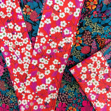 Long Kimono Robe in Fuchsia Ciara Liberty Fabric