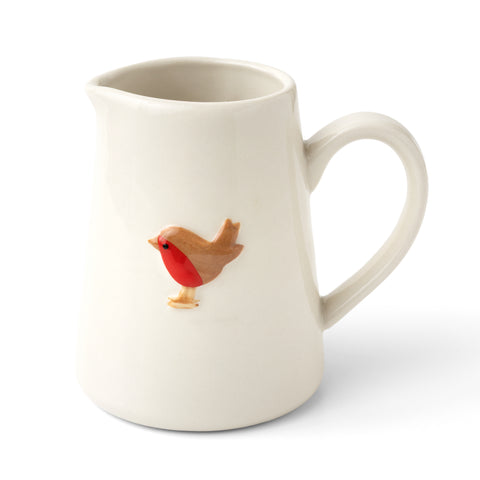 Mini Jug with Robin