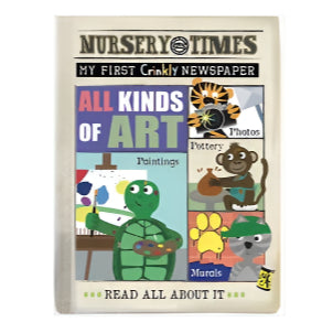 Crinkly Newspaper: All Kinds of Art