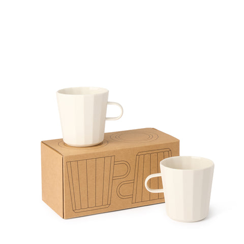 Fade Mug in Milk - Set of 2