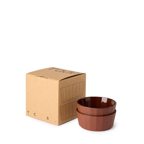 Fade Bowl 13cm in Cacao - Set of 2