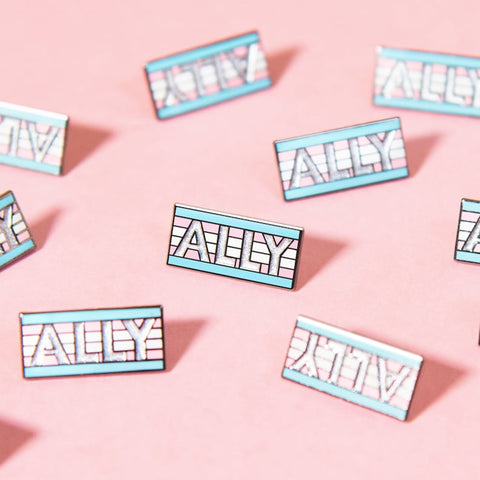 Trans ALLY Enamel Pin