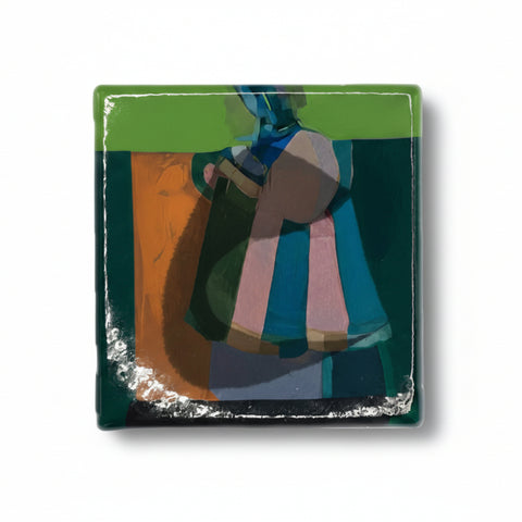 Vermeeriana Overlooking the Landscape (1964) Ceramic Coaster