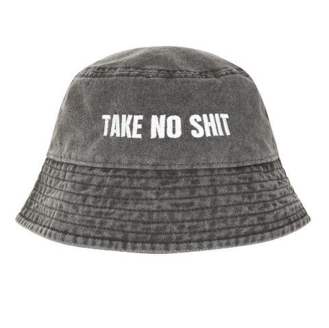 Do No Harm Take No Shit Bucket Hat Black