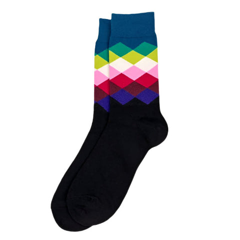 Colourful concertina Socks