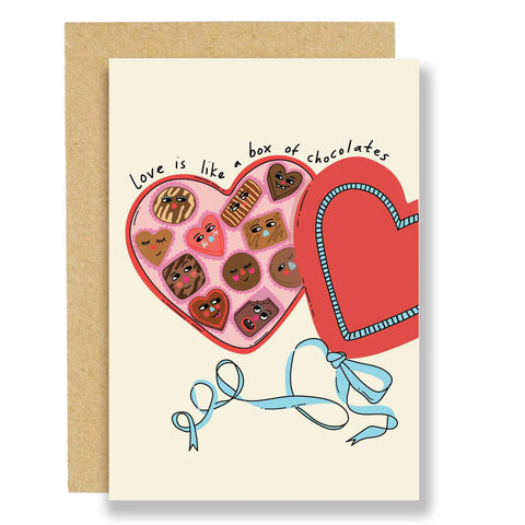 Love is Like a Box of Chocolates Card