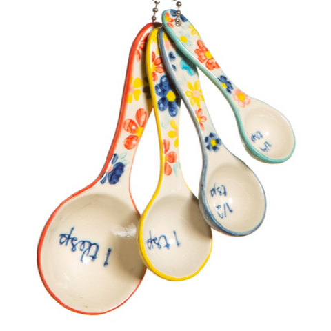 Folk Floral Measuring Spoons Set