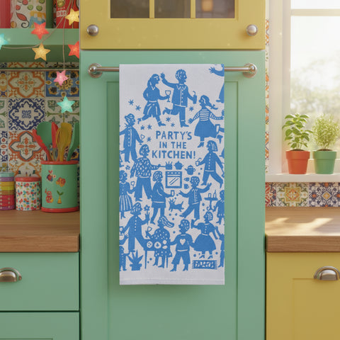 Party tea towel