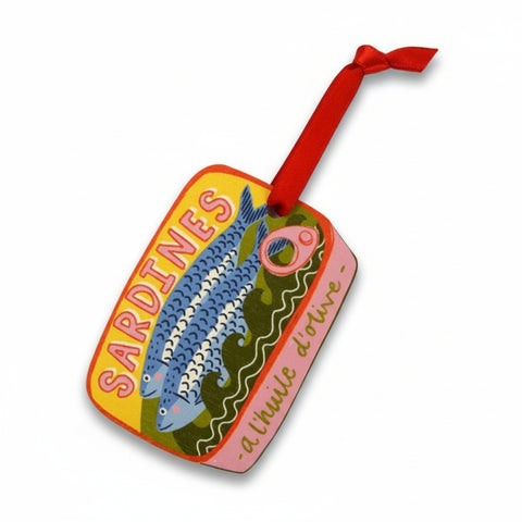 Sardines Wooden Decoration