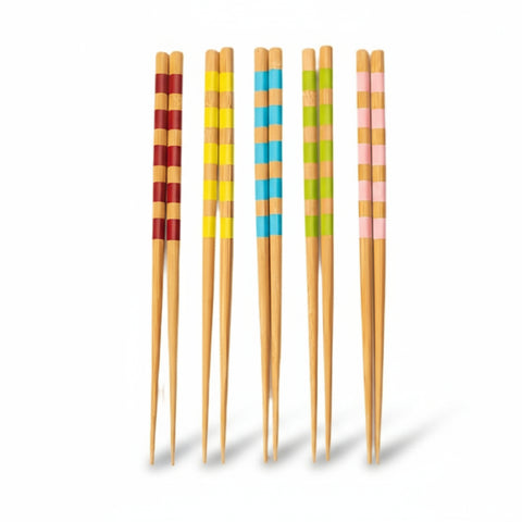 Stripe chopsticks (set of 5)