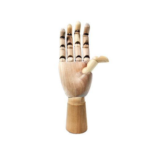 Wooden Hand Mannequin 7"