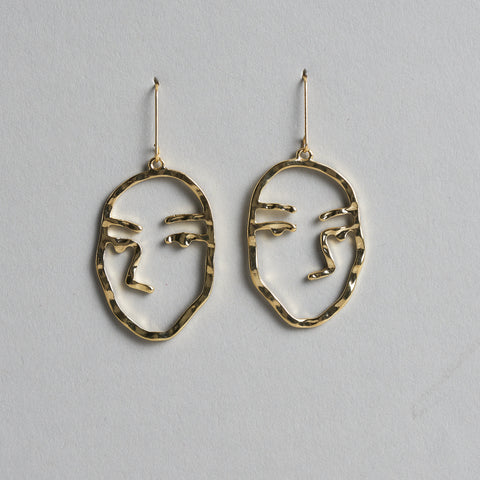 Juliette Face Earrings